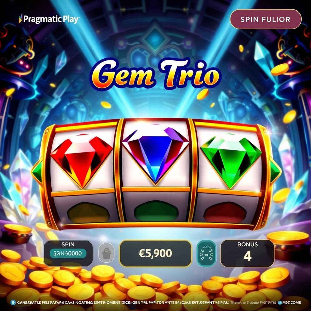 Gem Trio Pragmatic Play: Slot Berlian yang Mengguncang Dunia